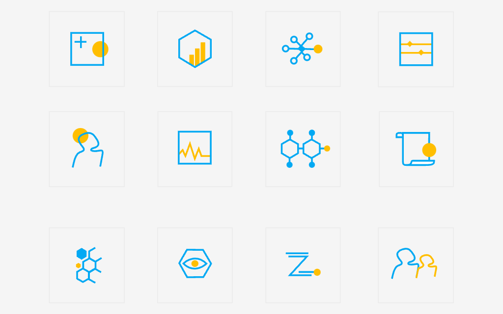 Clarify brand iconography grid
